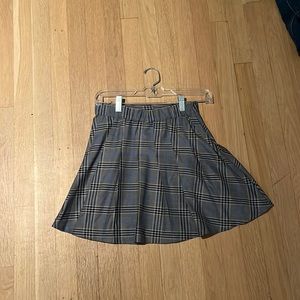 Garage Blue Plaid Mini Skirt | size s
